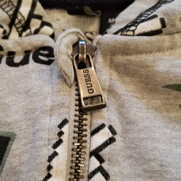 GUESS-ZIP UP HOODIE - Picture 2 of 7